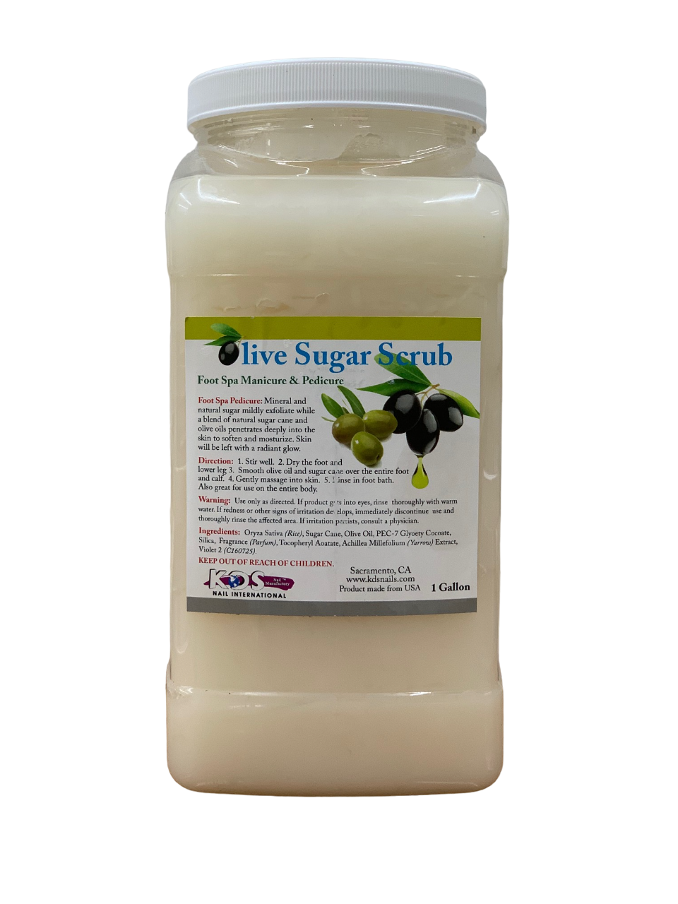 KDS Sugar Scrub Olive